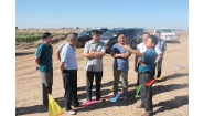 自治區水利廳副廳長于長劍檢查黃河二期防洪工程
